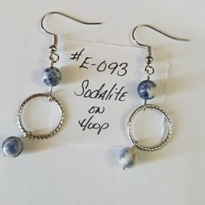 Sodalite Earrings (#E-093)